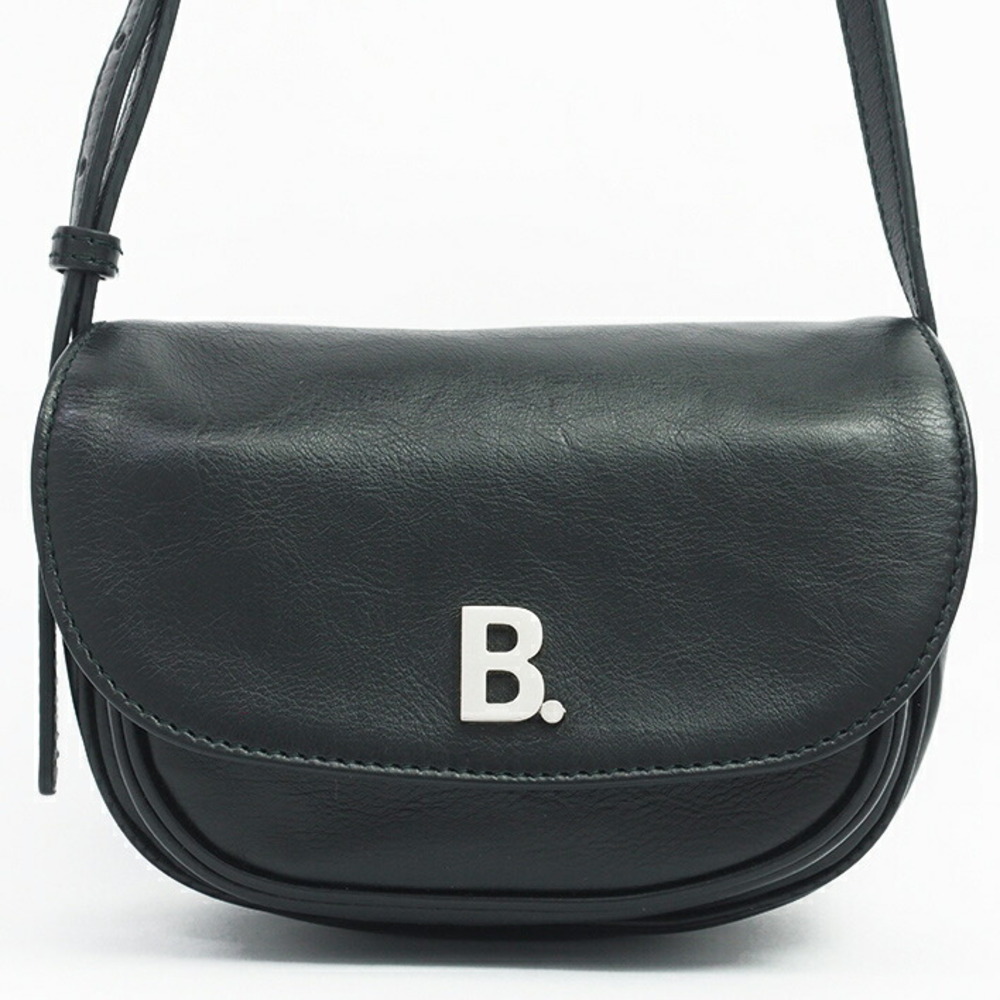Balenciaga Shoulder Bag Logo Clutch Crossbody Black